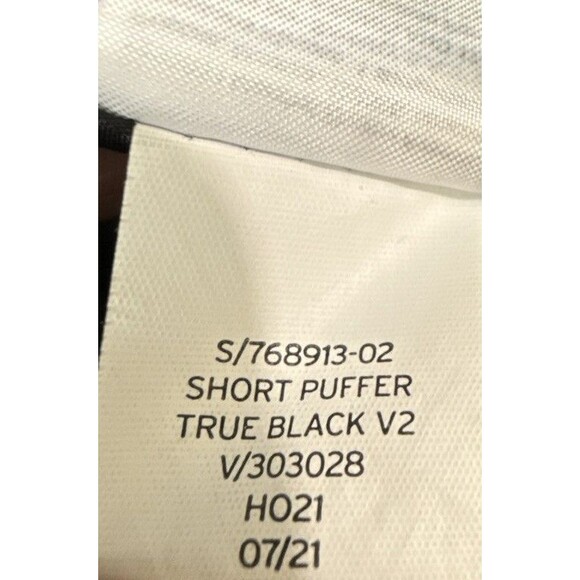 GAP ColdControl Max Short Puffer Hooded Jacket Size XL Black Water Resistant - Picture 5 of 5